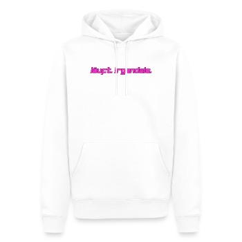 Läuft. Irgendwie. Lustiges T-Shirt für jeden Tag. - Männer Premium Bio Hoodie - Weiß - Vorne - Nico (187cm)