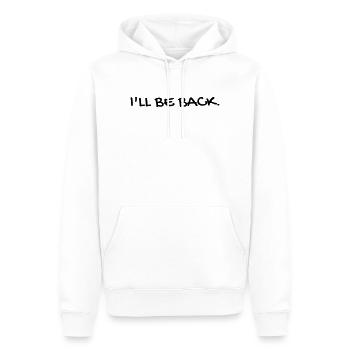 Cinéma / Citation / Série télé / Geek - Sweat à capuche Premium bio Homme - blanc - Devant - Nico (187cm)