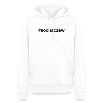 Sochaczew Polska, Pologne - Sweat à capuche Premium bio Homme - blanc - Devant - Nico (187cm)