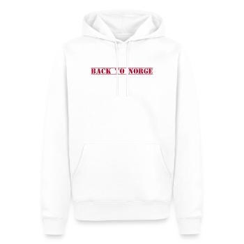 Norge Norway Norwegen - Männer Premium Bio Hoodie - Weiß - Vorne - Nico (187cm)