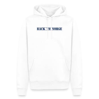 Norge Norwegen - Männer Premium Bio Hoodie - Weiß - Vorne - Nico (187cm)