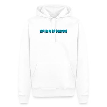 Bande de Louches - Sweat à capuche Premium bio Homme - blanc - Devant - Nico (187cm)