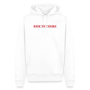 Canada, Canada - Men’s Premium Organic Hoodie - white - Front - Nico (187cm)