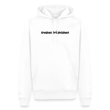 Freches Früchtchen  - Männer Premium Bio Hoodie - Weiß - Vorne - Nico (187cm)