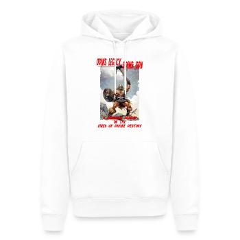 Odins Legacy his Son Forced in Fires of Destiny - Männer Premium Bio Hoodie - Weiß - Vorne - Nico (187cm)