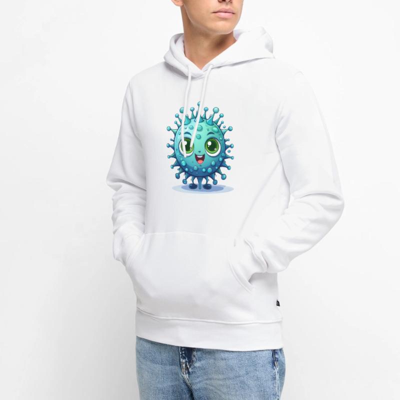 Virus or bacterium Men’s Premium Organic Hoodie