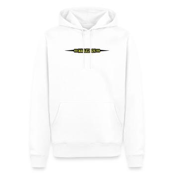 Malle 2026 Majorque - Sweat à capuche Premium bio Homme - blanc - Devant - Nico (187cm)
