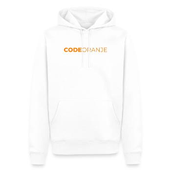 Code Oranje - Pays-Bas - Niederlande - Sweat à capuche Premium bio Homme - blanc - Devant - Nico (187cm)