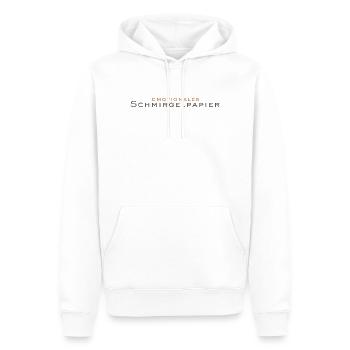 Emotionales Schmirgelpapier - Männer Premium Bio Hoodie - Weiß - Vorne - Nico (187cm)