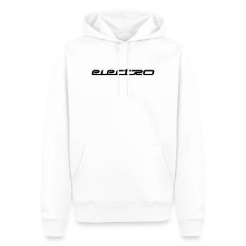 Elektro-Musik - Männer Premium Bio Hoodie - Weiß - Vorne - Nico (187cm)