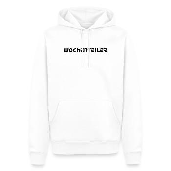 Abstraktes Farbenspiel Wochenteiler - Männer Premium Bio Hoodie - Weiß - Vorne - Nico (187cm)