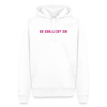 De toute façon, ça s’intensifie ! - Sweat à capuche Premium bio Homme - blanc - Devant - Nico (187cm)