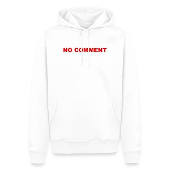 No_Comment - Sweat à capuche Premium bio Homme - blanc - Devant - Nico (187cm)