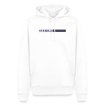 Schweden Flagge Sverige - Männer Premium Bio Hoodie - Weiß - Vorne - Nico (187cm)