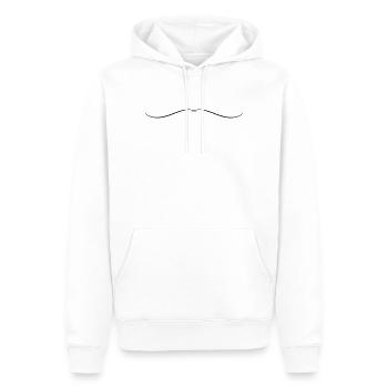 Ornament Linie - Männer Premium Bio Hoodie - Weiß - Vorne - Nico (187cm)