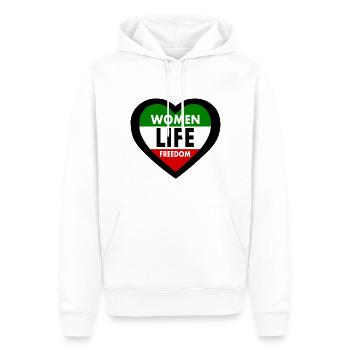 Women life freedom - Männer Premium Bio Hoodie - Weiß - Vorne - Nico (187cm)
