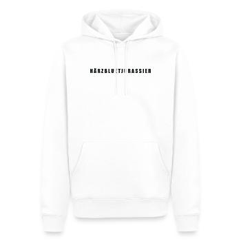 Härzbluetjurassier Kanton Jura - Männer Premium Bio Hoodie - Weiß - Vorne - Nico (187cm)