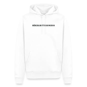 Härzbluettessinerin Kanton Tessin Ticino - Männer Premium Bio Hoodie - Weiß - Vorne - Nico (187cm)