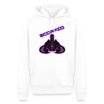 Scorpio - Männer Premium Bio Hoodie - Weiß - Vorne - Nico (187cm)