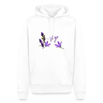 Jungfrau Sternzeichen Jungfrau Glockenblume - Männer Premium Bio Hoodie - Weiß - Vorne - Nico (187cm)
