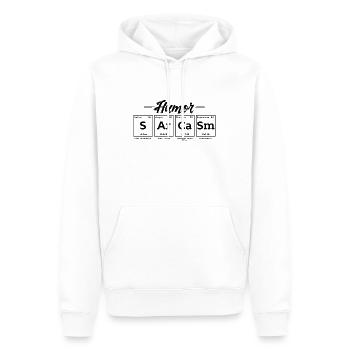 Sarkasmus Humor - Männer Premium Bio Hoodie - Weiß - Vorne - Nico (187cm)