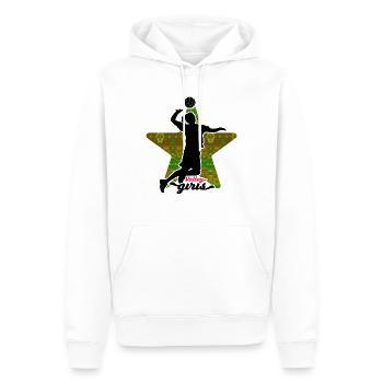 Cadeau d'entraînement sportif pour ballon de volley-ball féminin - Sweat à capuche Premium bio Homme - blanc - Devant - Nico (187cm)