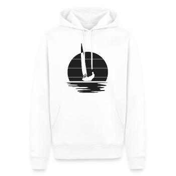 Sailors sailing - Men’s Premium Organic Hoodie - white - Front - Nico (187cm)