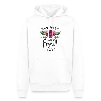Super Tracht Spruch für Biertrinker Geschenk - Männer Premium Bio Hoodie - Weiß - Vorne - Nico (187cm)