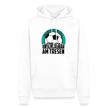 Fußball Männer Mannschaft Bier Saufen Verein - Männer Premium Bio Hoodie - Weiß - Vorne - Nico (187cm)