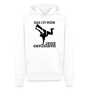 Handstand Sportlehrer Gymnastik Bodenturnen Turner - Männer Premium Bio Hoodie - Weiß - Vorne - Nico (187cm)