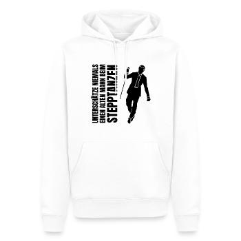 Dad Geschenk Stepptänzer Vater Stepptanz Papa Tanz - Männer Premium Bio Hoodie - Weiß - Vorne - Nico (187cm)