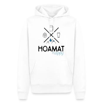Heimat - Männer Premium Bio Hoodie - Weiß - Vorne - Nico (187cm)