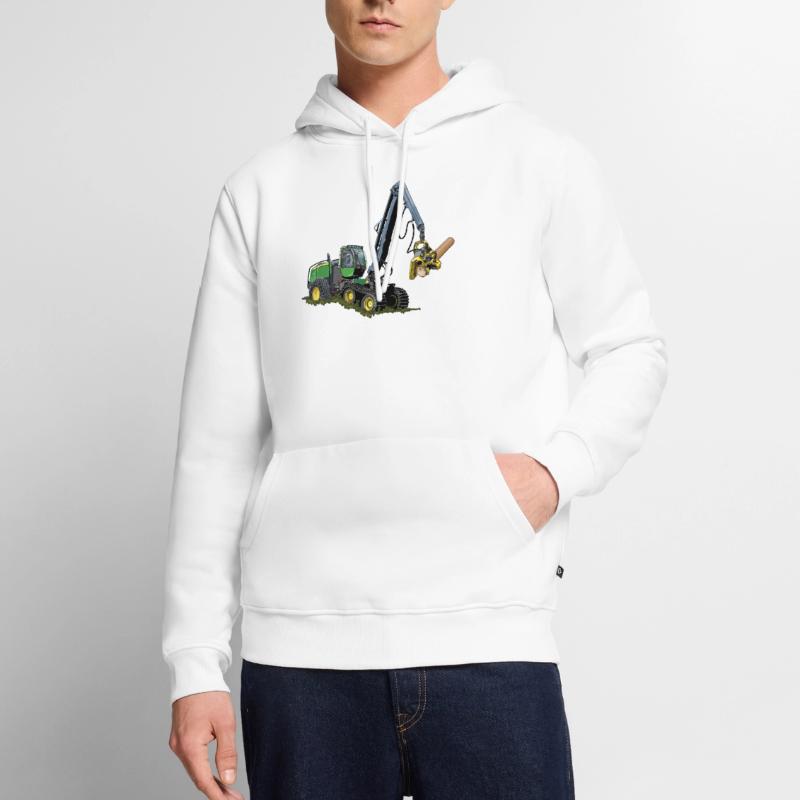 Moissonneuse-batteuse, Moissonneuse-batteuse Sweat à capuche Premium bio Homme