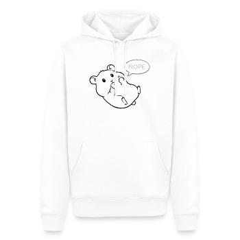 Faul Hamster Hamsterliebhaber Hamsterbesitzer - Männer Premium Bio Hoodie - Weiß - Vorne - Nico (187cm)