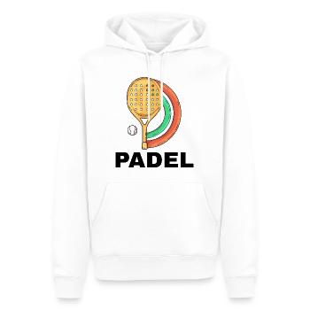 I can't I have padel - Men’s Premium Organic Hoodie - white - Front - Nico (187cm)