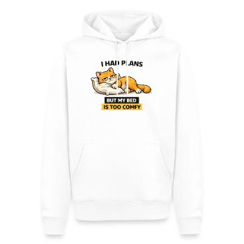 Plans de lits pour chats confortables - Sweat à capuche Premium bio Homme - blanc - Devant - Nico (187cm)