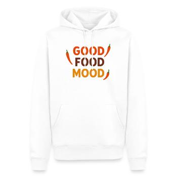 Bonne ambiance, Citation drôle de piment piment - Sweat à capuche Premium bio Homme - blanc - Devant - Nico (187cm)
