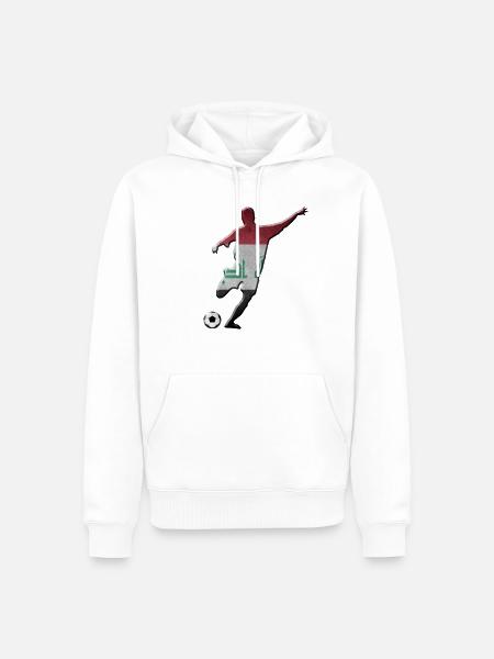 Iraq - Sweat à capuche Premium bio Homme - blanc
