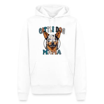 Bouvier Chien Maman Chiens Chien Fête des Mères Wilsigns - Sweat à capuche Premium bio Homme - blanc - Devant - Nico (187cm)