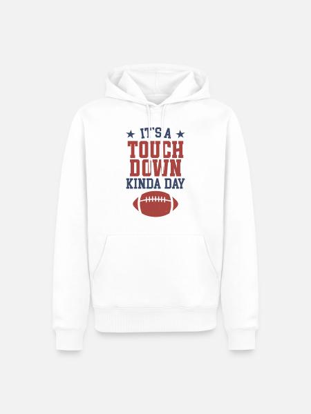 It's a touchdown kinda day - Men’s Premium Organic Hoodie - white