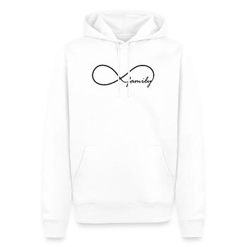 Familie Unendlichkeit Symbol Geschenk Liebe - Männer Premium Bio Hoodie - Weiß - Vorne - Nico (187cm)