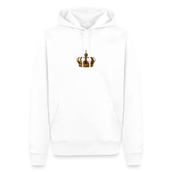 Couronne de fête triomphale - Sweat à capuche Premium bio Homme - blanc - Devant - Nico (187cm)