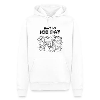 Have Am Ice Day Eis Eiscreme Retro Vintage Sommer - Männer Premium Bio Hoodie - Weiß - Vorne - Nico (187cm)