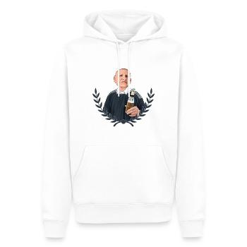 Rieser Grantler // Illustration - Männer Premium Bio Hoodie - Weiß - Vorne - Nico (187cm)