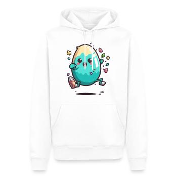 Easter Adventure - Men’s Premium Organic Hoodie - white - Front - Nico (187cm)