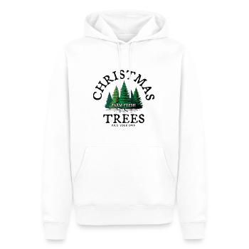 ChristmasTrees Farm Fresh Weihnachtsbäume - Männer Premium Bio Hoodie - Weiß - Vorne - Nico (187cm)