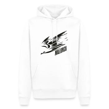 Mallorca Sturzflug Tiefflieger Möwe Urlaub T-Shirt - Männer Premium Bio Hoodie - Weiß - Vorne - Nico (187cm)