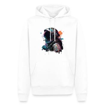 Astronaute gothique - Sweat à capuche Premium bio Homme - blanc - Devant - Nico (187cm)