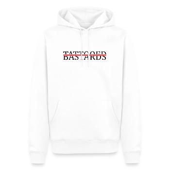 TALOUSE Tatouage Tribal ultras Tatouage - Sweat à capuche Premium bio Homme - blanc - Devant - Nico (187cm)