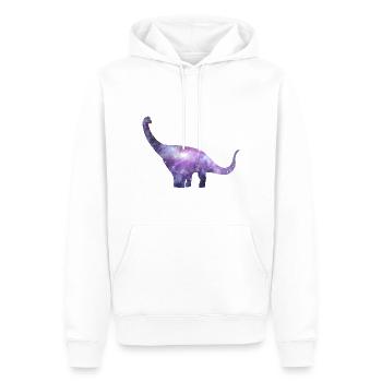 Brachiosaurus Dinosaur Univers Dino Nerd Enfants - Sweat à capuche Premium bio Homme - blanc - Devant - Nico (187cm)